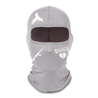 Outdoor Cycling Windproof Sun-proof And Breathable Neck Protection Heat Transfer Patch Printed Ice Silk Headgear - Phosgene