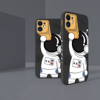 For Astronauts, Mobile Phone Case Side Pattern, Soft Case - Phosgene