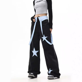 American Dopamine XINGX Embroidered Casual Pants - Phosgene