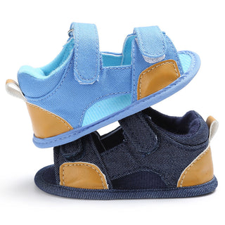 Denim baby Velcro sandals toddler shoes baby shoes - Phosgene