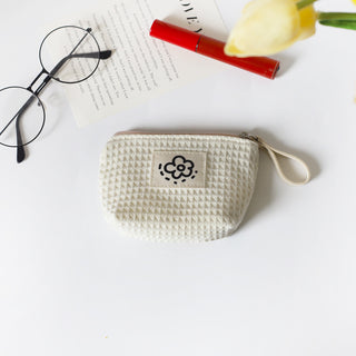 Women's Cute Simple Waffle Storage Bag - Phosgene