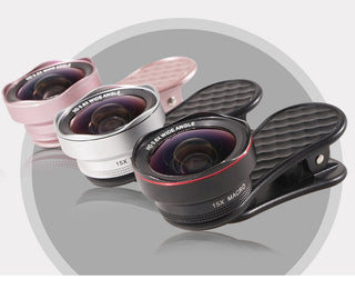 LQ-046 mobile phone lens wide-angle lens + macro lens external camera lens mobile phone mobile phone - Phosgene