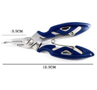 Stainless steel curved nose fishing pliers - Phosgene