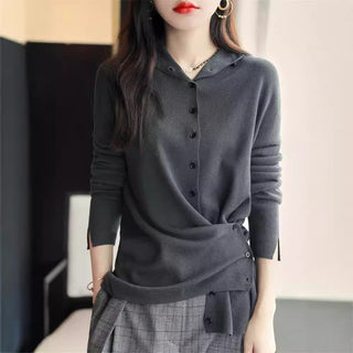 Women's Autumn Long Sleeve Thin Sweater Coat Cardigan - Phosgene