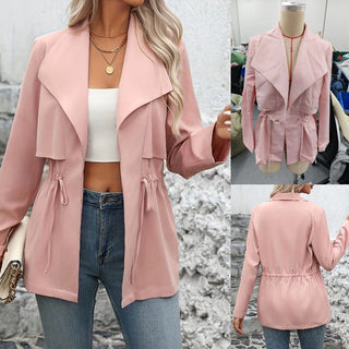 Fresh Temperament Trench Coat Fashionable Women's Clothing - Phosgene