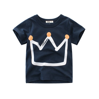 Summer New Boys' Short Sleeve T-shirt Children's T-shirt - Phosgene