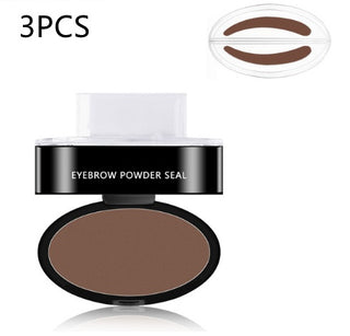 Eyebrow Powder Stamp Tint Stencil Kit Cosmetics Professional Makeup Waterproof Eye Brow Stamp Lift Eyebrow Enhancers Stencil Kit - Phosgene