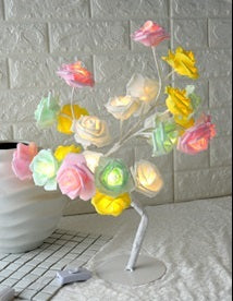 LED Tree Lamp Rose Small Tree Lamp Modeling Lamp Table Lamp - Phosgene