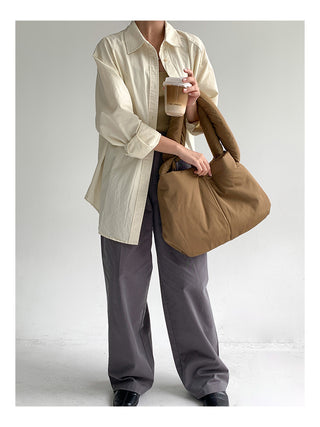 Simple Casual All-match Commute Leisure Tote Bag - Phosgene