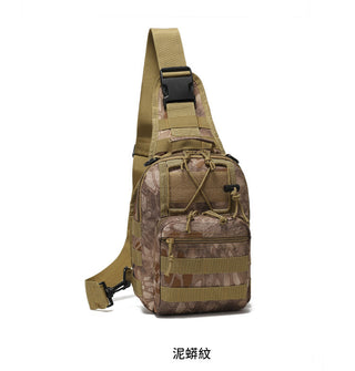 Oxford Cloth Cycling Bag Camouflage Outdoor Sports Small Chest Pannier Bag - Phosgene