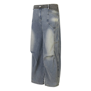 Distressed Washed Jeans Men And Women Phosgene