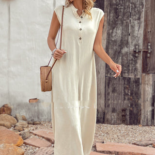 Women's Versatile Casual Solid Color Jumpsuit - Phosgene