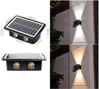 Solar Outdoor Wall Lights Waterproofing - Phosgene