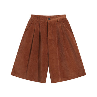 Fashion Personality Corduroy Loose Shorts Men Phosgene