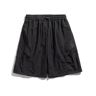 Thin Japanese Retro Overalls Shorts For Men - Phosgene