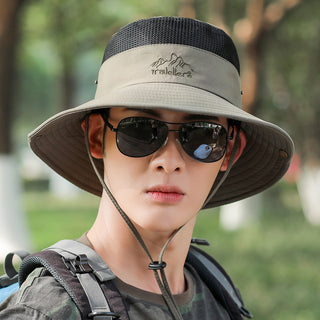 Spring And Summer Hat Outdoor Mountaineering Sun Hat Folding - Phosgene