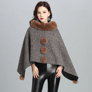 Fashion Faux Fur Jacket Women Shawl Scarf - Phosgene