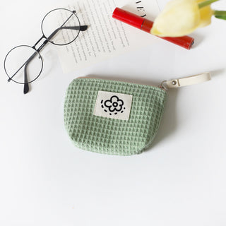 Women's Cute Simple Waffle Storage Bag - Phosgene