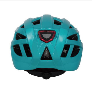 Male and female one-piece bicycle riding helmet with light - Phosgene