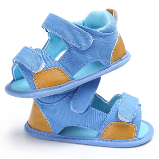 Denim baby Velcro sandals toddler shoes baby shoes - Phosgene