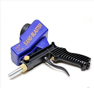 Portable gravity sandblasting gun pneumatic sandblasting set small rust sandblasting device sand blasting machine - Phosgene