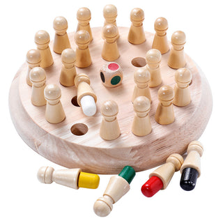 Children's Wooden Educational Toys Memory Chess Kid Early Education Toys - Phosgene