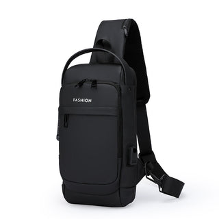 Password Lock Men's Leisure Bag With Large Capacity - Phosgene