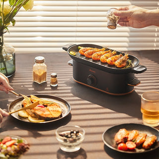 Mini Barbecue Plate Electric Baking Pan Grill Household Smoke-free Phosgene