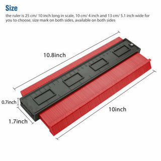 Contour Gauge Saker Duplicator Profile Copy Shape Measuring Tool Contour Gauge Duplicator Profile Copy Shape Measuring Ruler Tool - Phosgene