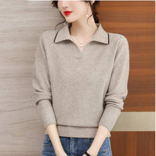 Leisure Loose Lapels Elegant Knitwear - Phosgene