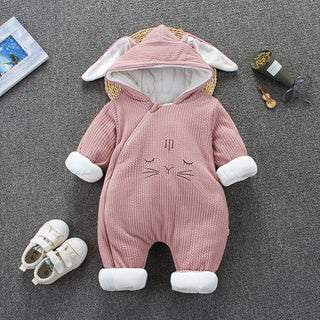 Autumn Winter Coat Jumpsuit Baby Clothing Newborn Snowsuit Boy Warm Romper Down Cotton Jackets Girl Snow clothes Bodysuit - Phosgene