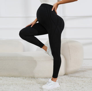 Maternity Pants Spring And Autumn Outer Wear High Waist Casual Women Leggings - Phosgene