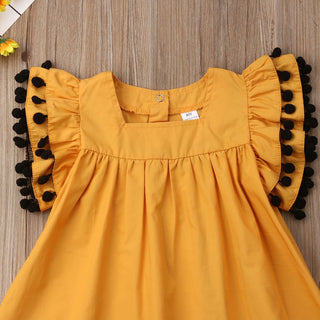 Children Newborn Clothing Sleeveless Kids Girls Dress - Phosgene