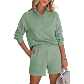 Women's Solid Color Loose Casual Simple All-match Sports Suit Phosgene