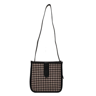 Women's Fashion Retro Plaid Shoulder Bag Phosgene