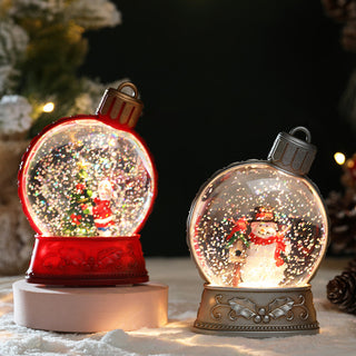 Christmas Holiday Decorations Luminous Simulation Flat Light LED Decoration Scene Layout Flame Light Home Decor - Phosgene