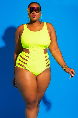 Women's plus size swimsuit - Phosgene