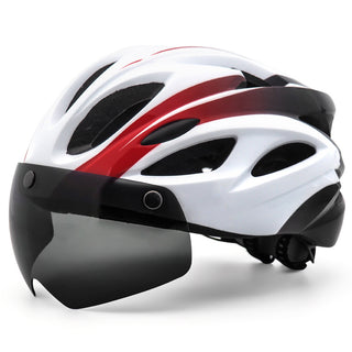 Bicycle Riding Protective Helmet Belt Goggles - Phosgene