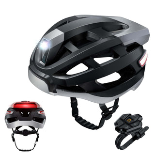 Smart Bluetooth Warning Light Riding Integrated Helmet - Phosgene