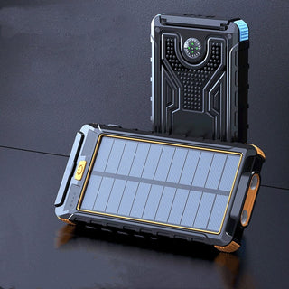 New solar wireless power bank Outdoor PD fast charging ultra-large capacity 20000 mAh power bank - Phosgene