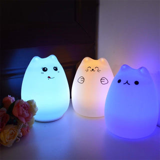 Silicone Touch Sensor LED Night Light For Children Baby Kids - Phosgene