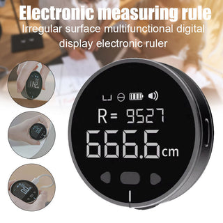 Distance Measuring Instrument Electronic Measuring Ruler Tape Measure High Definition Digital LCD High Precision Electronic Measuring Ruler Tool Phosgene