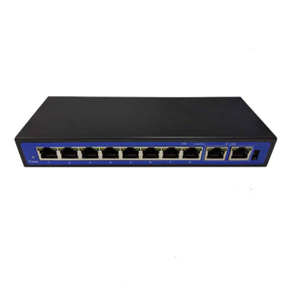 8+2 power 10 port 100M POE switch wireless AP 48V external power supply - Phosgene