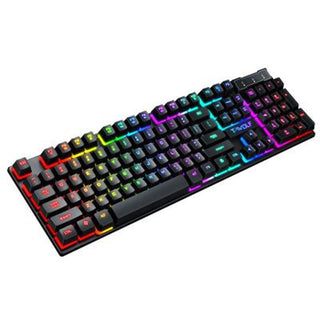 Gaming Usb Luminous Wired Keyboard Floating Manipulator - Phosgene