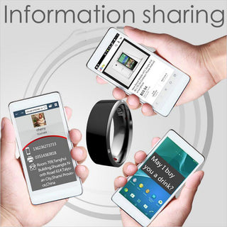 Smart Ring Wearable Device Multifunctional Black High-tech Phosgene