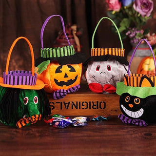 Halloween Candy Bags Cute Gift Bag Pumpkin Witch Candy Boxes - Phosgene