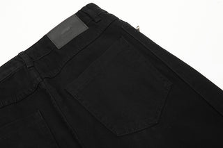 Cargo Jeans Men's Retro Casual Wide-leg Drawstring Trousers Phosgene