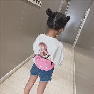 Children's Single-shoulder Waist Bag Funny Pattern - Phosgene