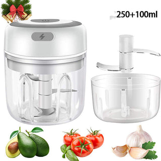 Mini Electric Garlic Chopper USB Charging Ginger Masher Machine Sturdy Durable Chili Vegetable Crusher Kitchen Tool Phosgene