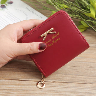 Women's Zipper Short Coin Purse Phosgene